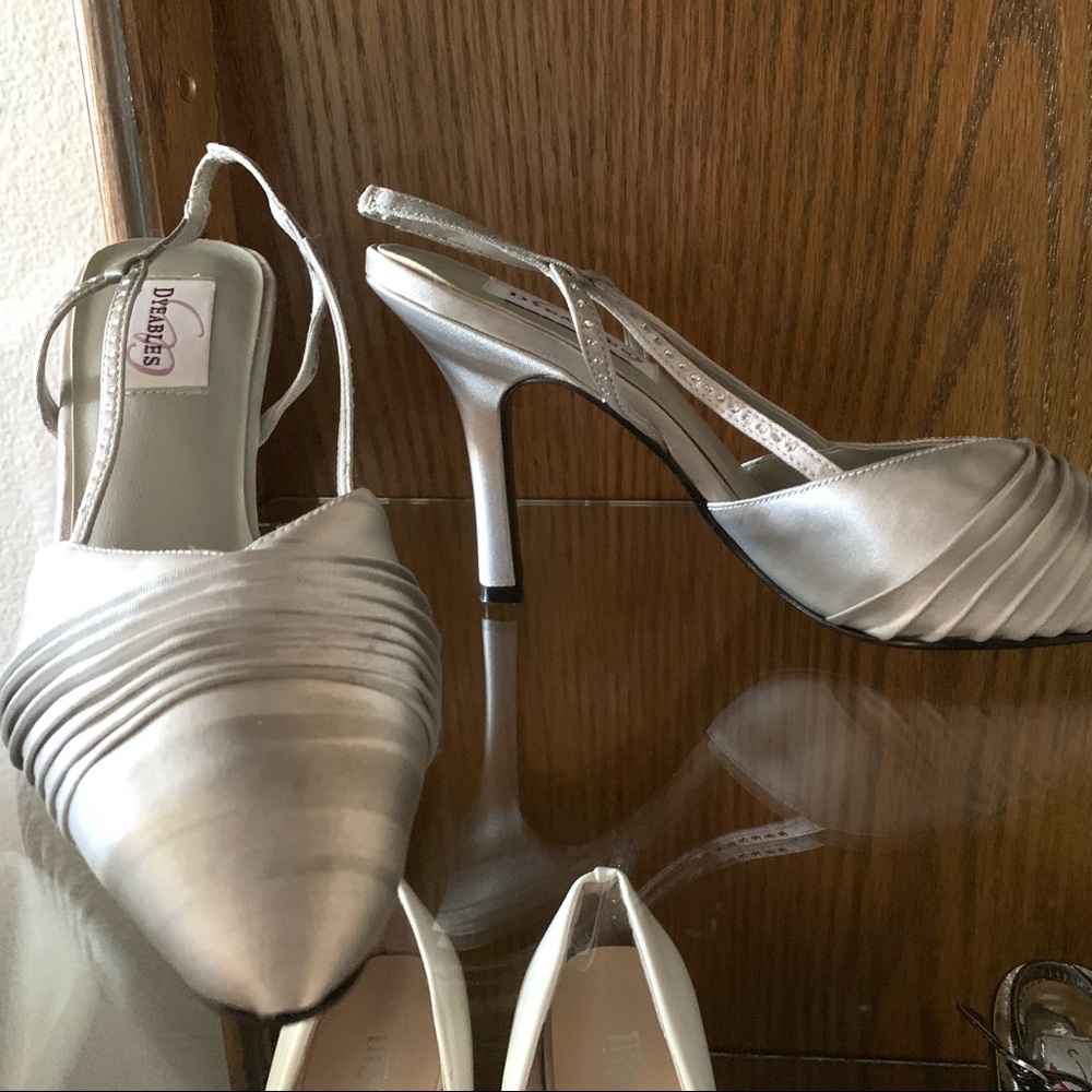 Black ankle wrap heeled pointy toe sandals